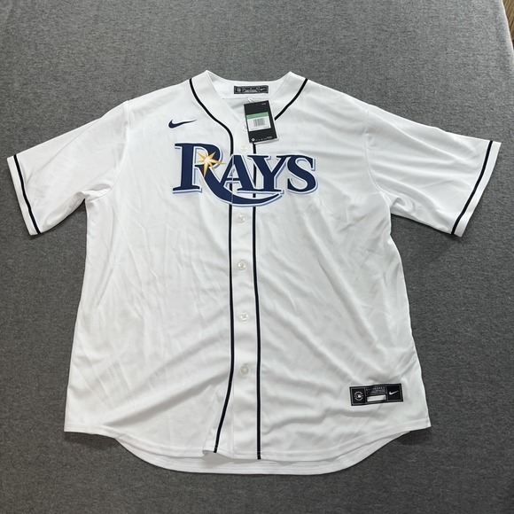 Wander Franco Tampa Bay Rays Nike Jersey - White  Size XL NWT - Picture 1 of 9